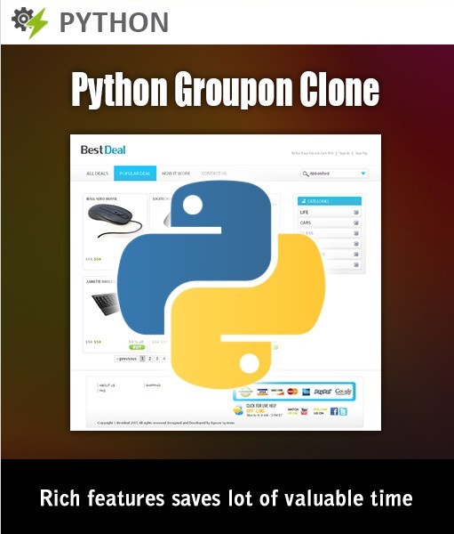 python groupon clone