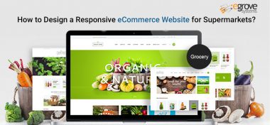 Design a responsive eCommerce website for Supermarkets