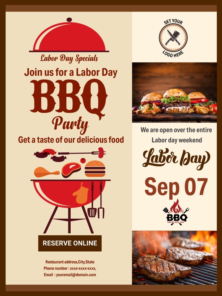 Labor day email template