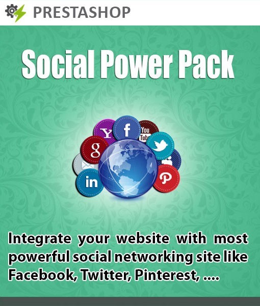 Enable All Favorite Social Media By Prestashop Social Power Pack
