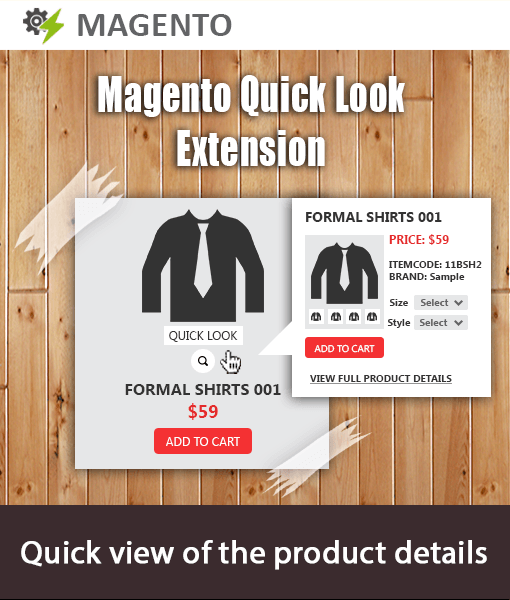 Magento Quick Look Extension 1