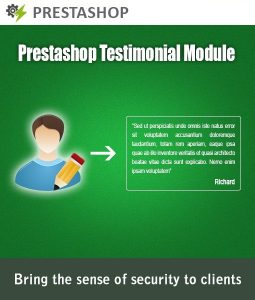 Grasps Visitors providing Testimonials in PrestaShop Online Store