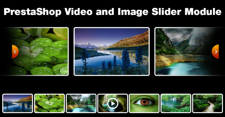 Enhance your Website using PrestaShop Video Image Slider