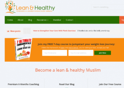 Lean and Healthy Screen 2