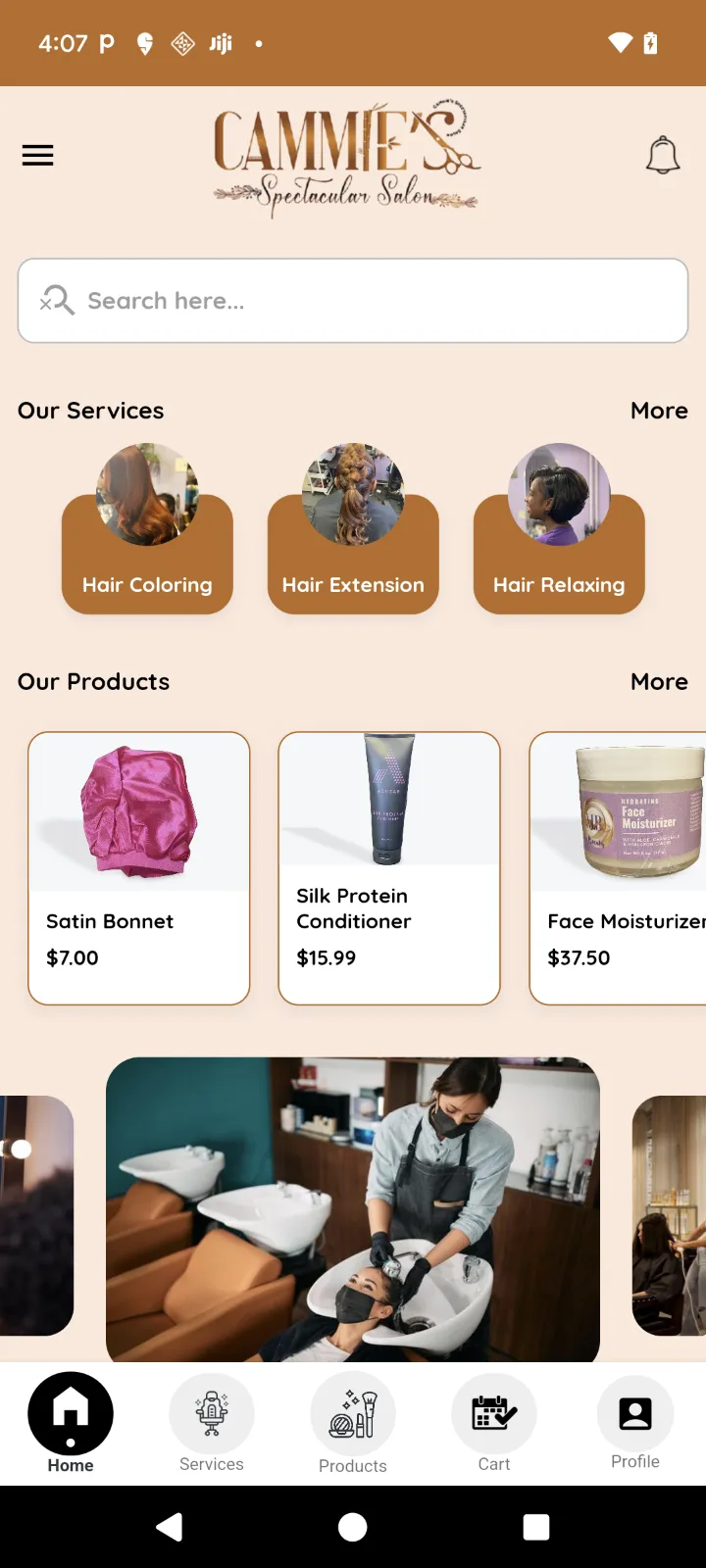 Cammies Spectacular Salon