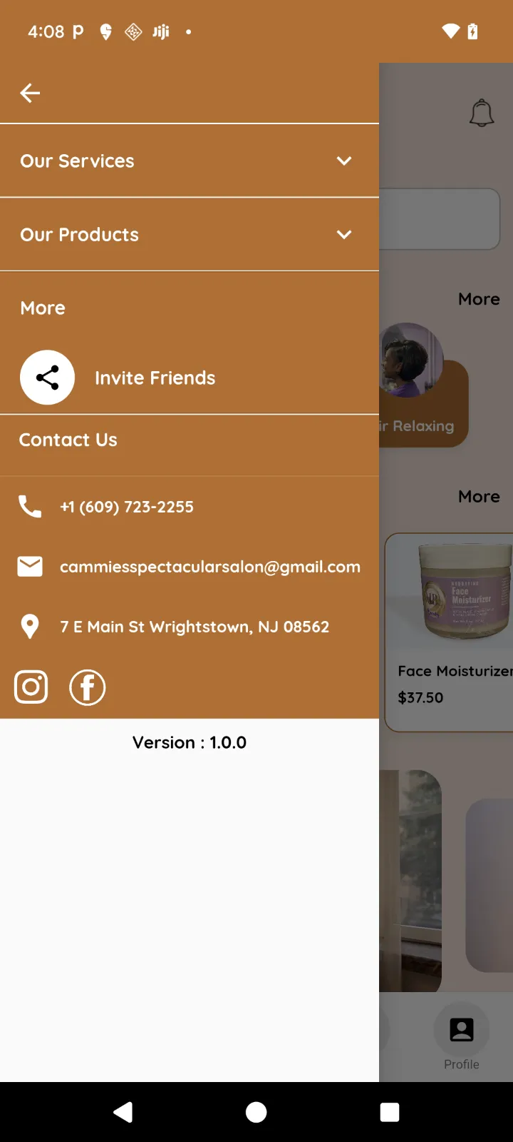 Cammies Spectacular Salon