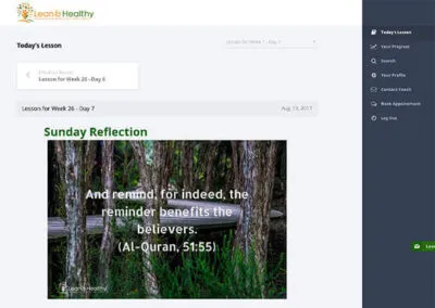 Lean and Healthy Screen 1