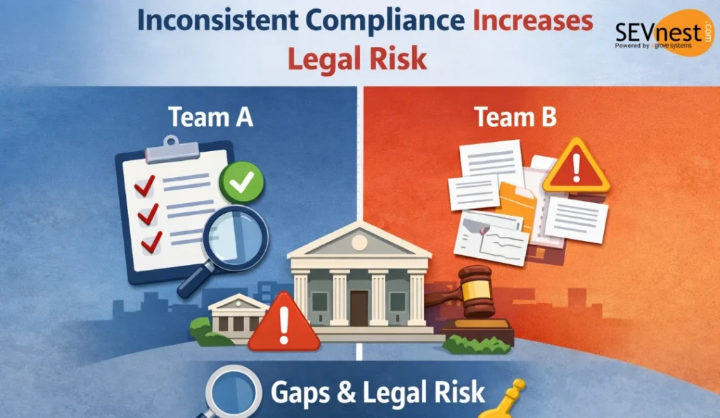 Inconsistent compliance risk | SEVnest