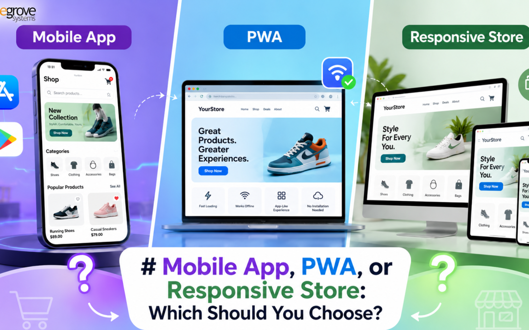 Mobile App, PWA, or Responsive Store: Which Should You Choose?
